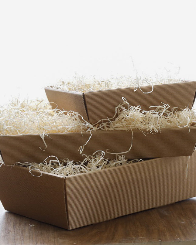 Hand Wrapped Kraft Trays