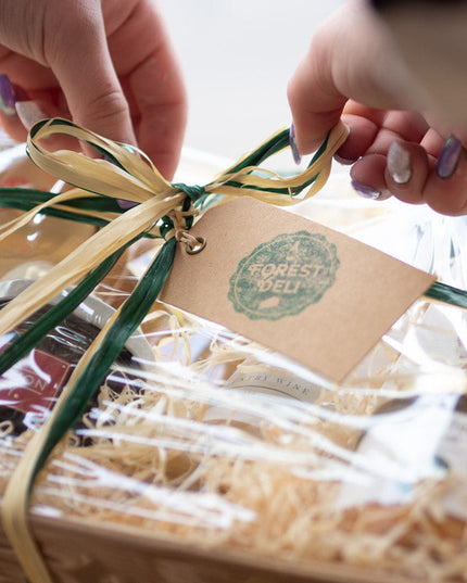 Hand Wrapped Kraft Trays