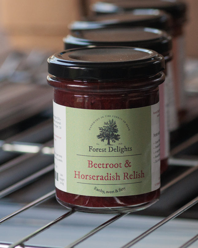 Forest Delights Roasted Beetroot and Horseradish Relish
