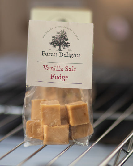 Forest Delights Vanilla Salt Fudge