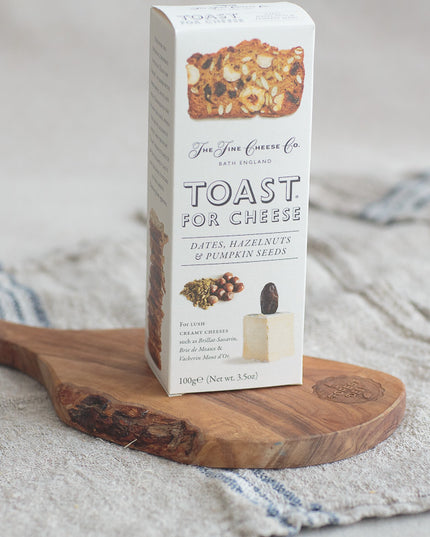 Toast Dates Hazelnuts and Pumpkin Crackers