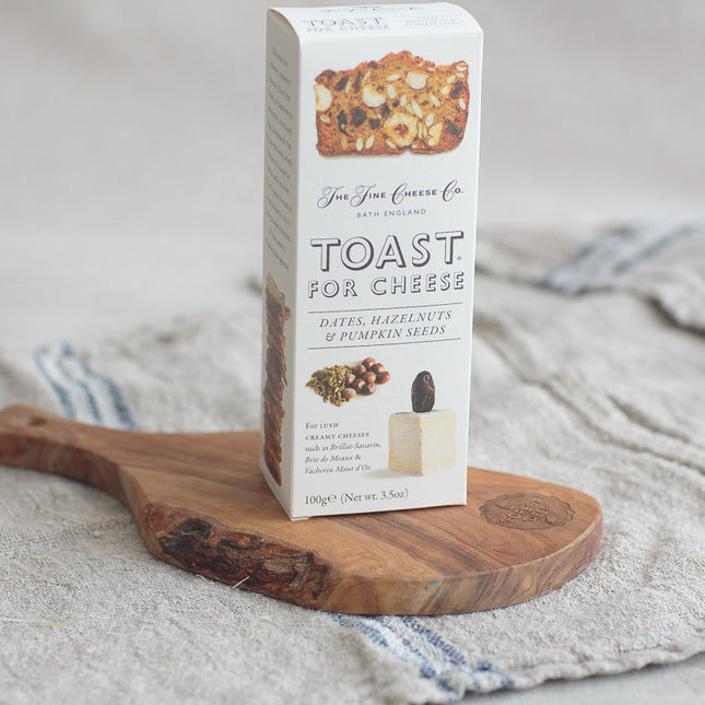 Toast Dates Hazelnuts and Pumpkin Crackers