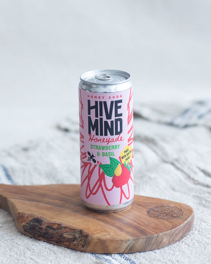 Hive Mind Honeyade Strawberry and Basil