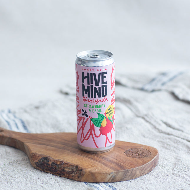 Hive Mind Honeyade Strawberry and Basil