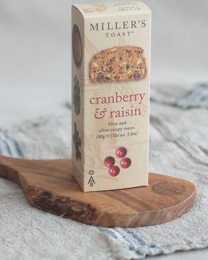 Millers Toast Cranberry and Raisin