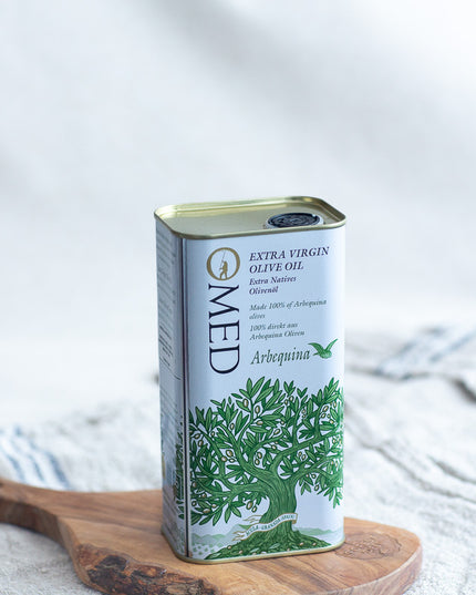 Extra Virgin Olive Oil Tin Arbequina 1l
