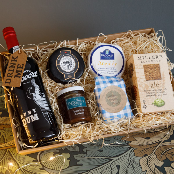 Forest Deli Cheese and Port Hamper
