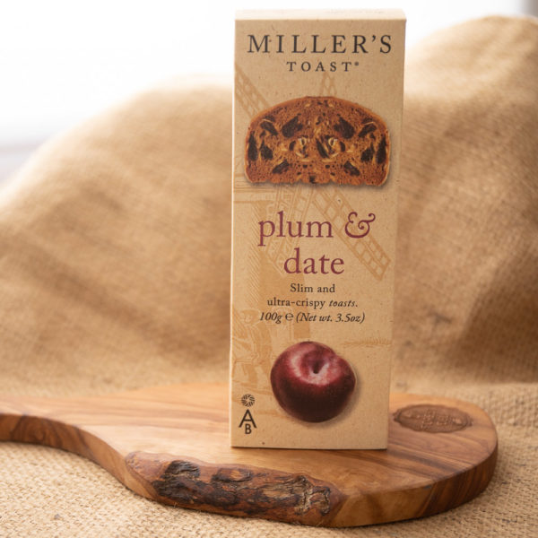 Millers Toast Plum and Date Crackers