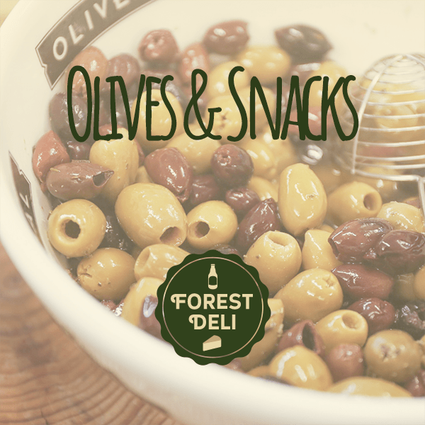 Olives and Snacks from Forest Deli