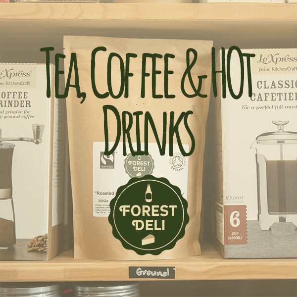 Coffee Tea and Hot Drinks available at Forest Deli